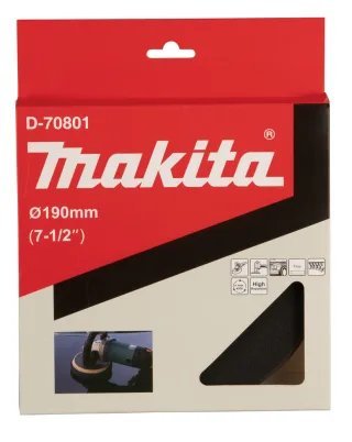 Makita Klett-Schwamm, Schwarz - 190 mm - D-70801 schwarz
