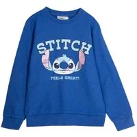 Cerda Sweatshirt Disney Stitch Sweatshirt Kinder Baumwolle Polyester angeraut bequem