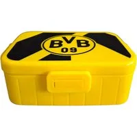 BVB MERCHANDISING Vorratsdose BVB Brotdose, Kunststoff