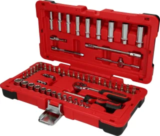 KS Tools 1/4" CHROMEplus Steckschlüssel-Satz, 54-tlg - 958.0654