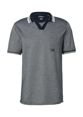 s.Oliver Red Label - Polo-Shirt blau - Gr. - XL