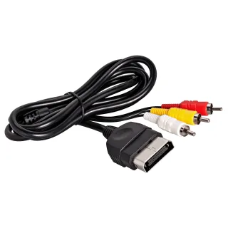 2-TECH AV Kabel passend für Microsoft XBOX TV Anschluss per Chinch/SVHS