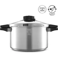 Karaca Schnellkochtopf Karaca Quick & Safe Induktions Schnellkochtopf Set, Edelstahl, (1-tlg)