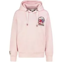 SUBLEVEL Hoodie mit Frucht-Motiv und Schriftzug für Damen Baumwolle Regular fit ohne Kragen bedruckt atmungsaktiv