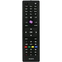 Alltro Ersatz TV Fernbedienung für Telefunken RC4875 / RC-4875 / Fernseher Fernbedienung