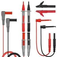 TACKLIFE Multimeter, 8tlg Messleitung Kit mit Verlängerung Messklemmen