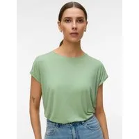 Vero Moda T-Shirt VMAVA PLAIN SS TOP JRS NOOS Materialmix, regular fit