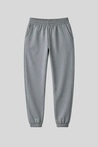 Damen Hochbundige Relaxed Fleece Jogginghosen