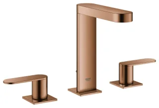 GROHE 3-Loch-Waschtisch-Batterie Plus 20301_4, Zugstangen-Ablaufgrt. warm sunset geb., 20301DL4 20301DL4