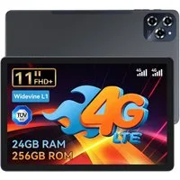 KINGRID 11'' W90-4GLTE ( 8+256) AI Tablet (13.4", 256 GB, 4G LTE, mit Gemini-KI, FHD Display, 8000mAh Akku)
