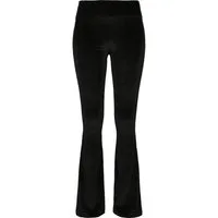 URBAN CLASSICS Leggings Urban Classics Damen Ladies High Waist Velvet Boot Cut Leggings (1-tlg)
