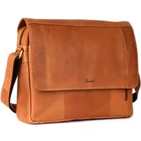 Benthill Messenger Bag Herren Umhängetasche Echt Leder Messenger Vintage Schultertasche, Reißverschlussfach