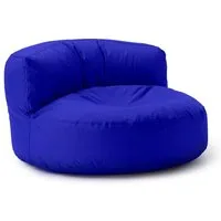 Lumaland Sitzsack Round Sofa Sitzkissen Bean Bag Couch Lounge, inkl. Rückenlehne In-& Outdoor 90x90x50cm