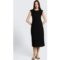 TOM TAILOR Denim Sommerkleid Kleider & Jumpsuits Fitted Jacquard Midi-Kleid
