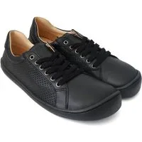 POLOLO Plus Barfußschuh, perforierter Barfußschuh aus Naturleder mit viel Zehenfreiheit