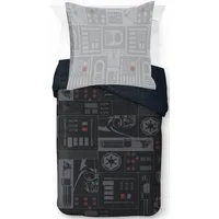 Star Wars Kinderbettwäsche Star Wars Dark Side Vader, Linon, 2 teilig, 100% Baumwolle