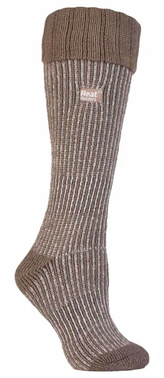 Heat Holders gerippte Damen-Thermostiefelsocken