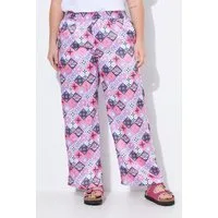 Angel of Style Schlupfhose Hose weites Bein Satin mit Druck