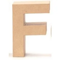 Glorex Dachpappe Glorex Papp-Buchstabe F 17,5 x 5,5 cm