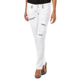Lange Hose mit schmalem Saum 10DBF0125 woman