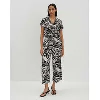 someday Jumpsuit CETARA mit abstraktem Animal Print