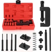 BlingBin Kettennieter 13 Stück Motorrad Kettenbrecher Werkzeugsatz für Motorrad, Fahrrad, (1er Set, 13-St., 13tlg), Fahrrad-Nockenantriebsset für Atv Dirt Bike Fahrrad/Motorrad