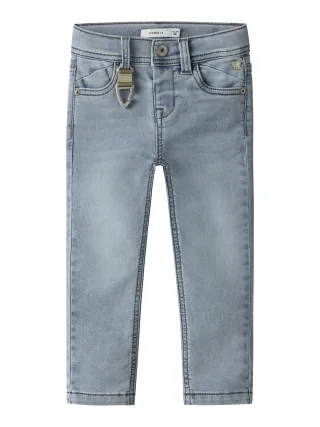 NAME IT - NMMTHEO DNMTHAYER 2689SWE KEY PANT NOOS light blue bleached denim - Gr. - 92