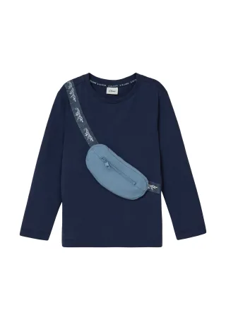 s.Oliver - T-Shirt blau - Gr. - 116/122