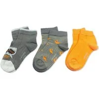 Camano Sneakersocken CA3842 (Packung, 3-Paar, 3 Paar) Kinder Socken Jungen Mädchen Baumwolle Quarter-Socken Sneakersocken