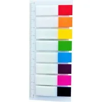 VABIONO Haftnotizblock Haftmarker Haftstreifen Pagemarker Notes Postit transparent 800 Blatt, kostenloser Versand