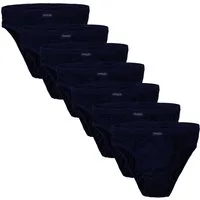 BRUBAKER Slip Herren Unterhose aus Baumwolle (Spar-Pack, 7-St., 7er-Pack) Großpackung Männer Unterwäsche, sehr bequeme Passform