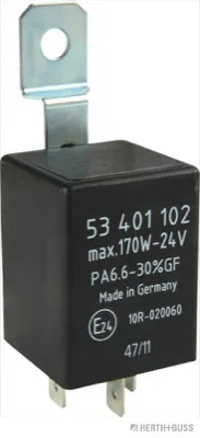 HERTH&BUSS Blinkgeber, 24 V, 4 pins, elektronisch - 75605126