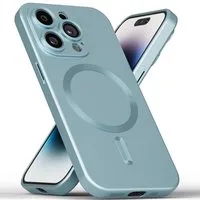 GreenHec Handyhülle Hülle iPhone 16 15 14 13 Pro Max Plus Slim MagSafe Case Dünn Handy 7 Zoll, Cover Bumper Schutzhülle Blau Silber Grau Rose Kameraschutz