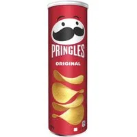 Pringles Knabberei, Pringles Original gesalzene Stapelchips dezent würziger Geschmack 185g