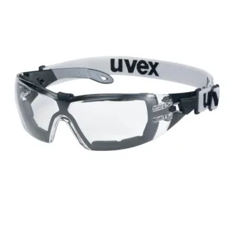 uvex Bügelbrille pheos guard schwarz/grau/transparent - 9192180