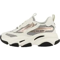STEVE MADDEN Possession-E Damen Sneaker Turnschuhe, Sportschuhe, Freizeitschuhe, Halbschuhe, Schnürschuhe