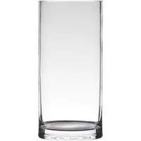 Hakbijl Glass Dekovase ZYLINDER, Farbe: transparent, Höhe: 20cm