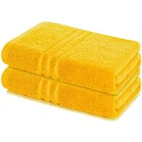 Lavea Badetuch Elena 2er Set Badetücher 100x150 cm, Duschtuch, 500 g/m² Frottier, weich & saugstark, pflegeleicht