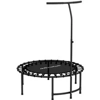 MC Star Fitnesstrampolin Rebounder-Trampolin, 5-stufig verstellbarer Griff, Workout-Trampolin