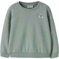 Name It Sweatshirt NMFVALLENE LS RLX SWEAT UNB Baumwollmischung, Stickerei