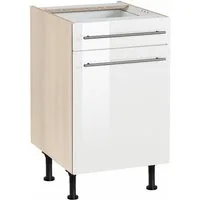 OPTIFIT Unterschrank Bern 50 cm breit, mit Tür und Schubkasten, höhenverstellbare Füße