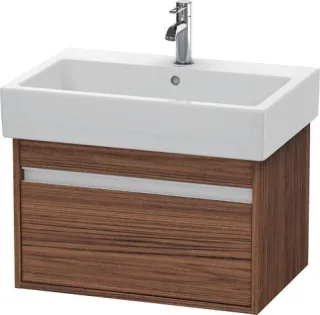 Duravit Ketho Waschtischunterbau wandhängend Nussbaum dunkel Matt 650x440x410 mm - KT668402121 KT668402121