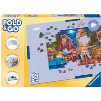 Ravensburger Puzzleunterlage Fold & Go, Faltbare Puzzleschale, Made in Europe