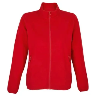 SOLS - "Factor" Fleecejacke für Damen, Mit Reißverschluss (Rot)