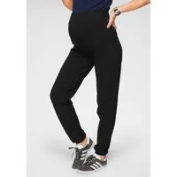 Neun Monate Umstandssweathose Sweatshose mit Bund mit breitem Rippenbündchen