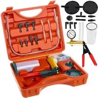 XTROBB Hochdruckpumpe Vakuumdruckpumpe (Spar-Set, 1-tlg., mit Manometer), Teile übersichtlich und sicher verstaut, kein Verlieren von Zubehör