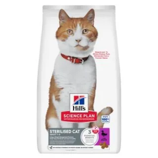 Hill's Science Plan Trockenfutter Katze, Adult, Sterilised mit Ente 3 kg