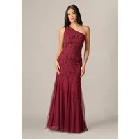 Adrianna Papell Abendkleid One Shoulder Beaded Dress Schimmerndes, von Hand besticktes Abendkleid