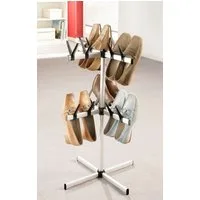 Ruco Schuhregal, Aluminium/Kunststoff, für 16 Paar Schuhe