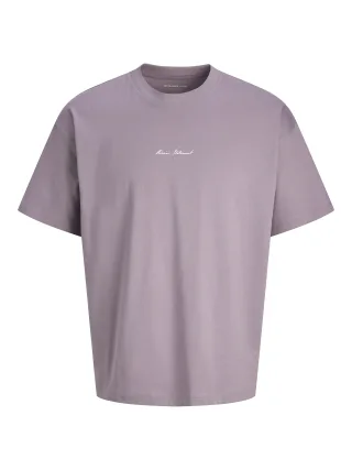 JACK&JONES - JCODUST SCRIPT BACK TEE SS CN JNR Purple Ash - Gr. - 164